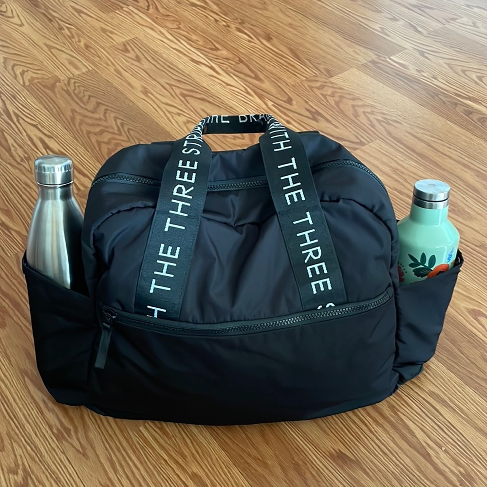 Adidas gym/duffel bag. Black . Perfect condition, like new .